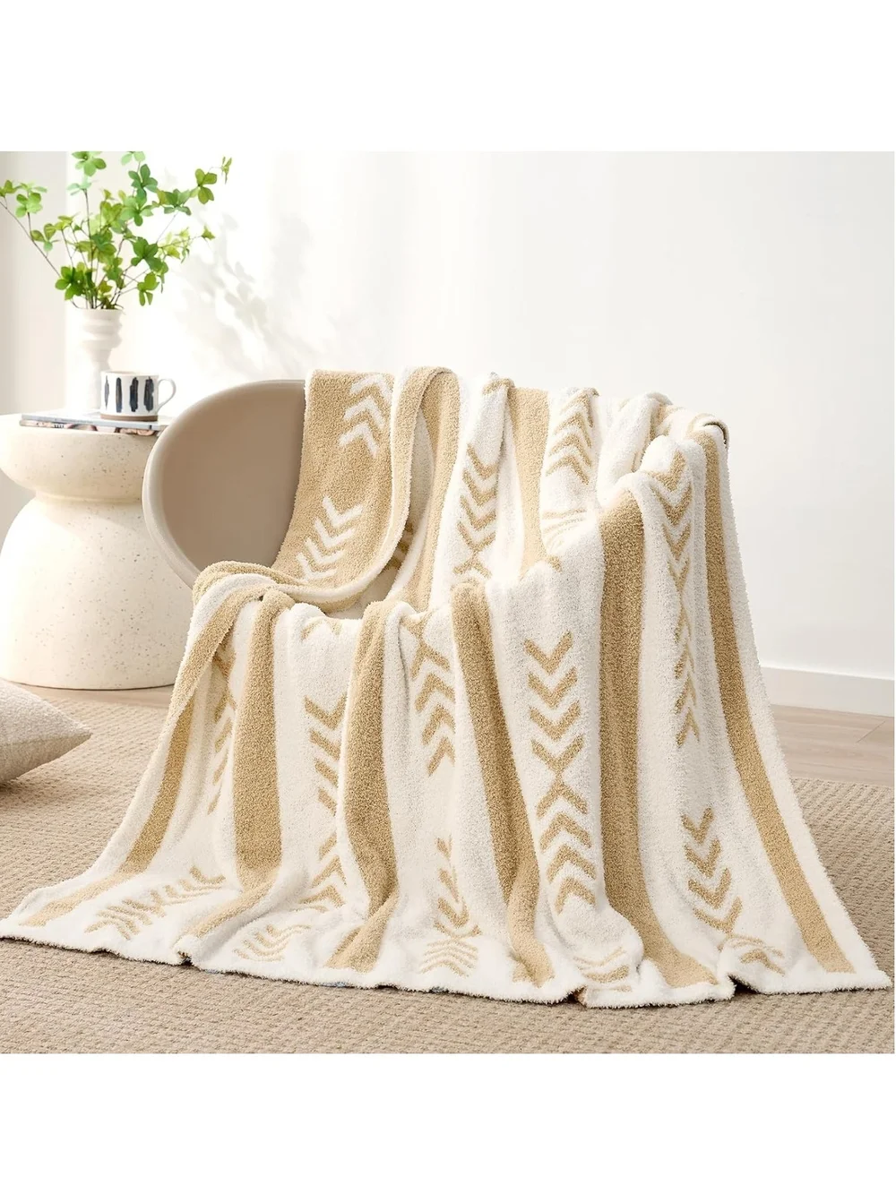 Barefoot Snuggle Throw Blanket 50x60